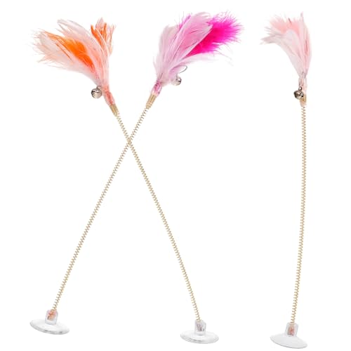 Toyvian 3 Stück Teiliges Katzenangel mit Saugnäpfen Interaktives Katzenspielzeug aus Strapazierfähigem Material für Indoor Katzen Fördert Bewegung und Spielspaß Toyvian 3 Stück Teiliges Katzenangel mit Saugnäpfen Interaktives Katzenspielzeug aus Strapazierfähigem Material für Indoor Katzen Fördert Bewegung und Spielspaß von Toyvian