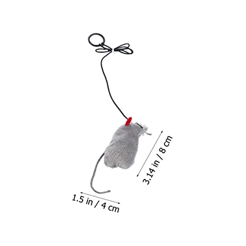 Toyvian 3 Stück Teiliges Katzenspielzeug mit Quietschfunktion Plüschmaus Design Interaktives Katzenspielzeug für Kätzchen und Ausgewachsene Katzen Fördert Bewegung und Zufällige Farbe Toyvian 3 Stück Teiliges Katzenspielzeug mit Quietschfunktion Plüschmaus Design Interaktives Katzenspielzeug für Kätzchen und Ausgewachsene Katzen Fördert Bewegung und Zufällige Farbe von Toyvian