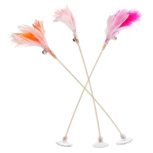 Toyvian 3 Stück Teiliges Katzenspielzeug mit Saugnapf Interaktive Katzenangel für Drinnen Flexible und Langlebige Spielzeuge für Katzen und Kätzchen für Gemeinsame Spielstunden Toyvian 3 Stück Teiliges Katzenspielzeug mit Saugnapf Interaktive Katzenangel für Drinnen Flexible und Langlebige Spielzeuge für Katzen und Kätzchen für Gemeinsame Spielstunden von Toyvian