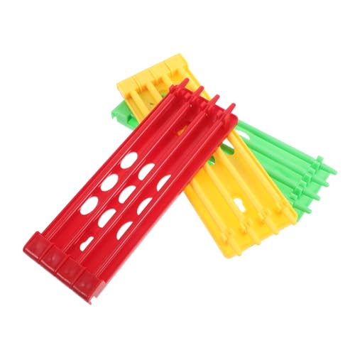 Toyvian 3 Stück Teiliges Pigeon Leg Ring Holder Kunststoff Rack für Aufbewahrung von Fußringen für Racing Pigeon Einfache Installation und Ordentliche Organisation für Training und Pflege von Toyvian