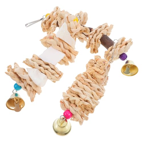 Toyvian 3 Stück Vogel Kleines Vogel-hängespielzeug Sittich-trainingsspielzeug Für Nymphensittiche Hängendes Kauspielzeug Für Papageien Vogelspielzeug Zum Kauen Holz Toyvian 3 Stück Vogel Kleines Vogel-hängespielzeug Sittich-trainingsspielzeug Für Nymphensittiche Hängendes Kauspielzeug Für Papageien Vogelspielzeug Zum Kauen Holz von Toyvian