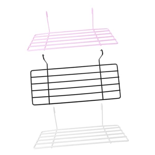 Toyvian 3 Stück Vogelplattform für Wellensittiche Käfig Zubehör Wandmontierte Ständer für Papageien Spiel und Ruheplatz für Vögel Langlebig und von Toyvian