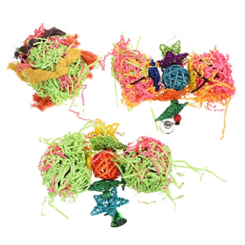 Toyvian 3 Stück Vogelspielzeug Schaukel Vogelspielzeug Für Vögel Kleine Vogelspielzeuge Für Sittiche Kauspielzeuge Große Papageienspielzeuge Für Vögel Wellensittichspielzeug Toyvian 3 Stück Vogelspielzeug Schaukel Vogelspielzeug Für Vögel Kleine Vogelspielzeuge Für Sittiche Kauspielzeuge Große Papageienspielzeuge Für Vögel Wellensittichspielzeug von Toyvian