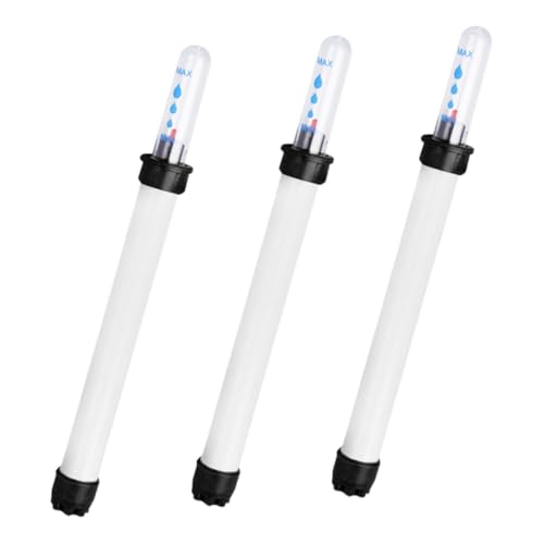 Toyvian 3 Stück Wasserstandsanzeige Anzeige Für Wasserstand Wasserstandsskala Wasserstand Für Aquarium Wassermesser Wassertestanzeige Für Pflanzen Wasserzähler Für Blumentöpfe Weiß Plastik von Toyvian