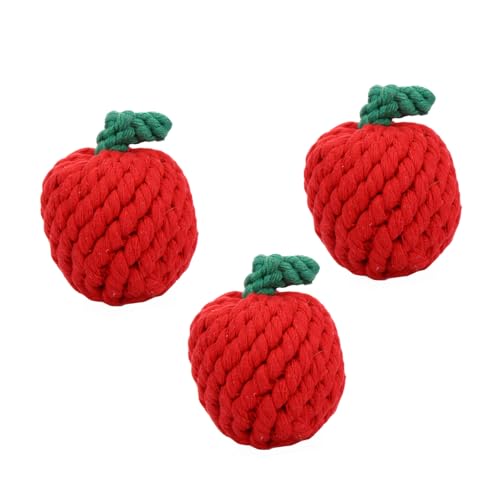 Toyvian 3 Stück Welpenzähne Schleifspielzeug Hunde Haustier Hündchen lustig Ball für welpen zahnspielzeug zum Zahnen von Backenzähnen Welpenspielzeug zum Zahnen Baumwollseil rot Toyvian 3 Stück Welpenzähne Schleifspielzeug Hunde Haustier Hündchen lustig Ball für welpen zahnspielzeug zum Zahnen von Backenzähnen Welpenspielzeug zum Zahnen Baumwollseil rot von Toyvian