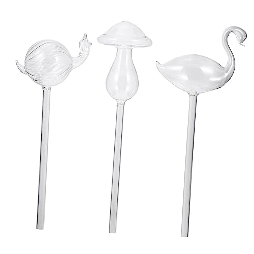 Toyvian 3 Teiliges Automatisches Bewässerungsgerät Schneckenpflanzen Selbstbewässerungssystem Blumenbewässerungsgerät Pflanzenbewässerungskugeln Pflanzenbewässerungsbirnen von Toyvian