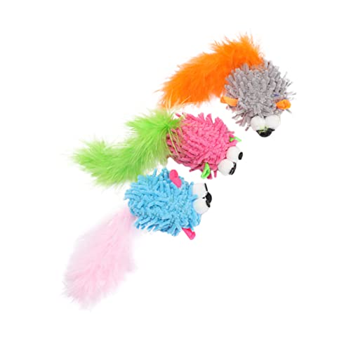 Toyvian 3 Teiliges Lustiges Katzenspielzeug Bereicherungsspielzeug Haustier Backenzahnspielzeug Katzenkram Plüsch Katzenminze Für Den Innenbereich Stimulation Zufällige Farbe Toyvian 3 Teiliges Lustiges Katzenspielzeug Bereicherungsspielzeug Haustier Backenzahnspielzeug Katzenkram Plüsch Katzenminze Für Den Innenbereich Stimulation Zufällige Farbe von Toyvian