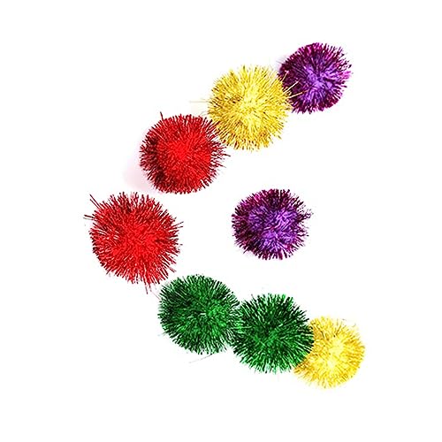 Toyvian 30 Stück Teiliges Bunte Mini Glitter Pompom Bälle Kleine Tinsel Katzen Spielbälle Interaktives Katzenspielzeug zur Selbstbeschäftigung Fördert Bewegung und Spielspaß für Katzen Toyvian 30 Stück Teiliges Bunte Mini Glitter Pompom Bälle Kleine Tinsel Katzen Spielbälle Interaktives Katzenspielzeug zur Selbstbeschäftigung Fördert Bewegung und Spielspaß für Katzen von Toyvian