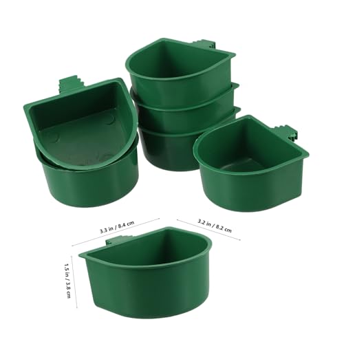 Toyvian 30 Stück Teiliges Vogelkäfig-zubehör Kunststoff Papageien Futter Wasserschalen mit Clip Hängende Futterschalen für Sittiche Wellensittiche und Andere Kleine Vögel Geeignet Toyvian 30 Stück Teiliges Vogelkäfig-zubehör Kunststoff Papageien Futter Wasserschalen mit Clip Hängende Futterschalen für Sittiche Wellensittiche und Andere Kleine Vögel Geeignet von Toyvian