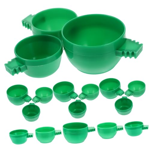 Toyvian 36Stücke Teiliges Papageienfutterhalter Praktische Futter Und Wasserschalen Für Vogelkäfige Bedienen Für Wellensittiche Und Nymphensittiche von Toyvian