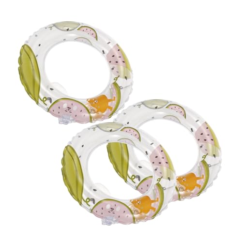 Toyvian Aufblasbare Schildkröten Sonnenplattform 3 Stücke Schwimmende Plattform für Schildkrötenbecken PVC Material Langlebig für Aquarien Terrarien von Toyvian