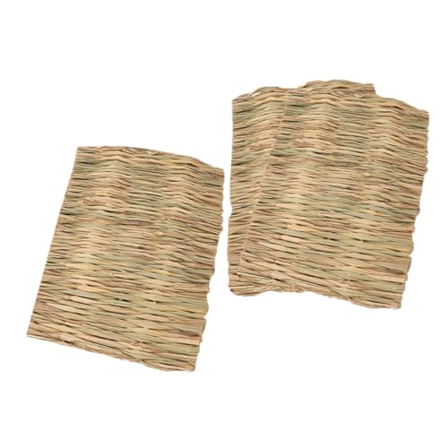 Toyvian 3Stücke Häschen Grasmatte Aus Stroh Gewebte Heumatten Für Meerschweinchen Hamster Und Kleintiere Nisten Schlafen Und Langlebig Und Sicher Toyvian 3Stücke Häschen Grasmatte Aus Stroh Gewebte Heumatten Für Meerschweinchen Hamster Und Kleintiere Nisten Schlafen Und Langlebig Und Sicher von Toyvian