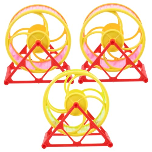 Toyvian 3Stücke Hamster Sportspielzeug Lustiges Laufrad für Kleine Haustiere Leise und Aktivitätsfördernd für Chinchilla Meerschweinchen und Syrische Hamster Zufällige Toyvian 3Stücke Hamster Sportspielzeug Lustiges Laufrad für Kleine Haustiere Leise und Aktivitätsfördernd für Chinchilla Meerschweinchen und Syrische Hamster Zufällige von Toyvian