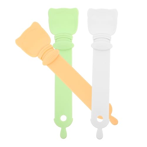 Toyvian 3Stücke Katzenfutterpresse Wiederverwendbare Futterlöffel für Kätzchen Ergonomisches Design mit Sicherem Verschluss für Fütterung von Katzenleckerlis und Nassfutter Toyvian 3Stücke Katzenfutterpresse Wiederverwendbare Futterlöffel für Kätzchen Ergonomisches Design mit Sicherem Verschluss für Fütterung von Katzenleckerlis und Nassfutter von Toyvian