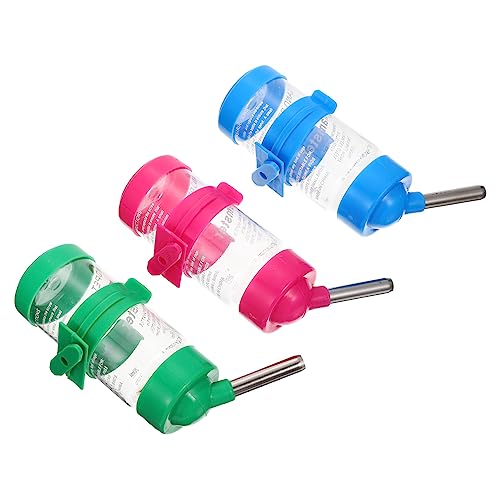 Toyvian 3Stücke Teiliges Hängende Hamster Wasserflaschen Automatischer Wasserspender für Chinchillas Meerschweinchen und Hasen Praktische Haustier Trinkflasche Toyvian 3Stücke Teiliges Hängende Hamster Wasserflaschen Automatischer Wasserspender für Chinchillas Meerschweinchen und Hasen Praktische Haustier Trinkflasche von Toyvian