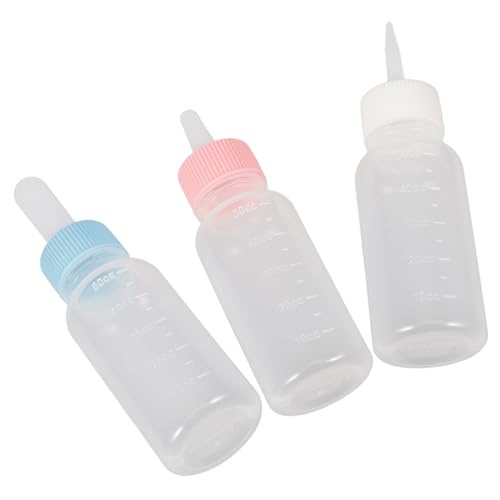 Toyvian 3Stücke Teiliges Haustier Fütterungsflaschen Für Welpen Und Kätzchen Sicheres Material Und Langlebig Für Aufzucht Von Kleinen Tieren Toyvian 3Stücke Teiliges Haustier Fütterungsflaschen Für Welpen Und Kätzchen Sicheres Material Und Langlebig Für Aufzucht Von Kleinen Tieren von Toyvian