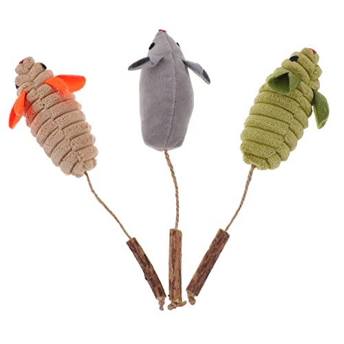 Toyvian 3Stücke Teiliges Katzenspielzeug mit Katzenminze Interaktive Mausformen und Fördert das Kauen für Gesunde Zähne für Wohnungskatzen und Beschäftigt Toyvian 3Stücke Teiliges Katzenspielzeug mit Katzenminze Interaktive Mausformen und Fördert das Kauen für Gesunde Zähne für Wohnungskatzen und Beschäftigt von Toyvian