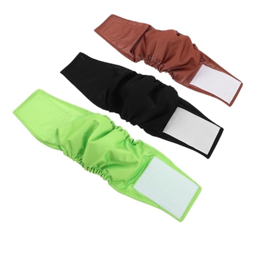 Toyvian 3pcs Wiederverwendbare Männliche Hundebauchbänder 36-42 cm Taillenwaschierer Für Kleine Hunde, Die Sich Bequem Für Zuhause Und Reisen Bequem Machen Toyvian 3pcs Wiederverwendbare Männliche Hundebauchbänder 36-42 cm Taillenwaschierer Für Kleine Hunde, Die Sich Bequem Für Zuhause Und Reisen Bequem Machen von Toyvian