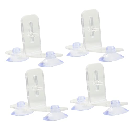 Toyvian 4 Sätze Aquarium Trennwand Saugnapf Isolation Boards für Fischbecken zur Trennung von Fischen und Zucht Transparentes Design für Schöne Aquariengestaltung von Toyvian