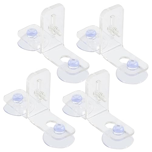 Toyvian 4 Sätze Aquarium Trennwand Set mit Saugnäpfen Teiliges Isolationsbrett für Fischbehälter Transparent für Zucht und Trennung von Fischen Sorgt für Sicheres und Angenehmes Wohnumfeld von Toyvian