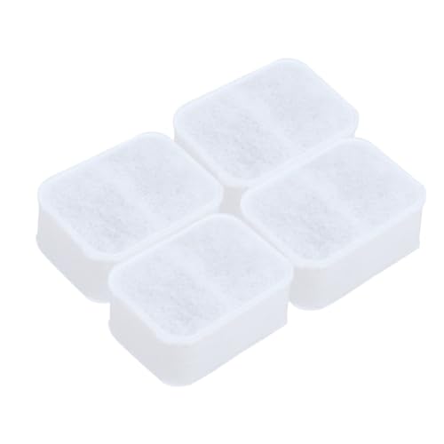 Toyvian 4 Stück Aktivkohlefilter für Trinkbrunnen Hygienischer Wasserspender Ersatzfilter für Haustiere Geeignet für Katzen und Kleintiere Langlebig und Geräuscharm Verbessert Toyvian 4 Stück Aktivkohlefilter für Trinkbrunnen Hygienischer Wasserspender Ersatzfilter für Haustiere Geeignet für Katzen und Kleintiere Langlebig und Geräuscharm Verbessert von Toyvian
