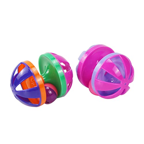 Toyvian 4 Stück Glocke Katzenspielzeug drinnen interaktive Katze Katzenanreicherungsspielzeug Katzenball Katzenspielzeug mit Glocke Katzenglocke Kugel Kätzchen Bälle Zufällige Farbe Toyvian 4 Stück Glocke Katzenspielzeug drinnen interaktive Katze Katzenanreicherungsspielzeug Katzenball Katzenspielzeug mit Glocke Katzenglocke Kugel Kätzchen Bälle Zufällige Farbe von Toyvian