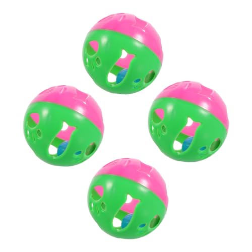 Toyvian 4 Stück Glocke Rollen Ball bunt Katzenspielzeug für Katzen interaktives katzenspielzeug cat Toy Haustiere Katzenglocke Bälle Katzenglockenkugeln Plastik Toyvian 4 Stück Glocke Rollen Ball bunt Katzenspielzeug für Katzen interaktives katzenspielzeug cat Toy Haustiere Katzenglocke Bälle Katzenglockenkugeln Plastik von Toyvian