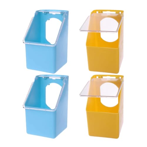 Toyvian 4 Stück Hängender Vogelfutterspender für Tauben und Vögel Multifunktionale Futterstation mit Deckel Waschbar und Wiederverwendbar Installieren für Innenkäfige Blau Gelb Toyvian 4 Stück Hängender Vogelfutterspender für Tauben und Vögel Multifunktionale Futterstation mit Deckel Waschbar und Wiederverwendbar Installieren für Innenkäfige Blau Gelb von Toyvian
