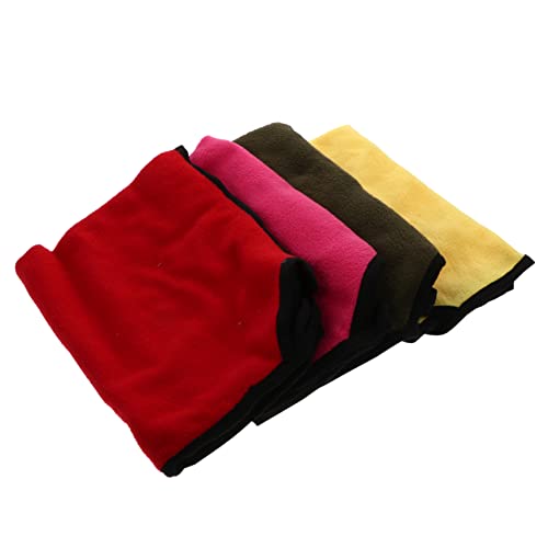 Toyvian 4 Stück Hängendes Katzennest Hängematte hängendes katzenschaukelbett fensterbank katzenbett Haustier Sitz Leinen Polarfleece von Toyvian