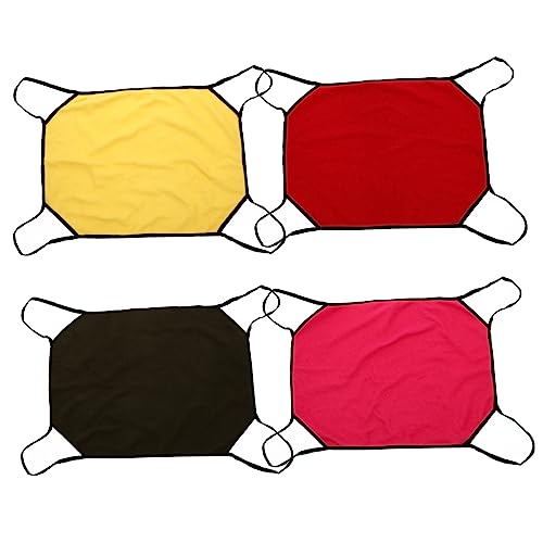 Toyvian 4 Stück Hängendes Katzennest Leinen Katzenhängematten hängendes katzenschaukelbett Sitz Kätzchen hängende Hängematte Haustierhängematte Polarfleece von Toyvian
