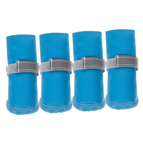 Toyvian 4 Stück Haustier-Hundeschuhe Hündchenschuhe Schutzhundstiefel für Hund Schneestiefel Hunde Walkingschuhe komfortabel rutschfeste Hundeschuhe rutschfeste Haustierschuhe Haut Blau Toyvian 4 Stück Haustier-Hundeschuhe Hündchenschuhe Schutzhundstiefel für Hund Schneestiefel Hunde Walkingschuhe komfortabel rutschfeste Hundeschuhe rutschfeste Haustierschuhe Haut Blau von Toyvian