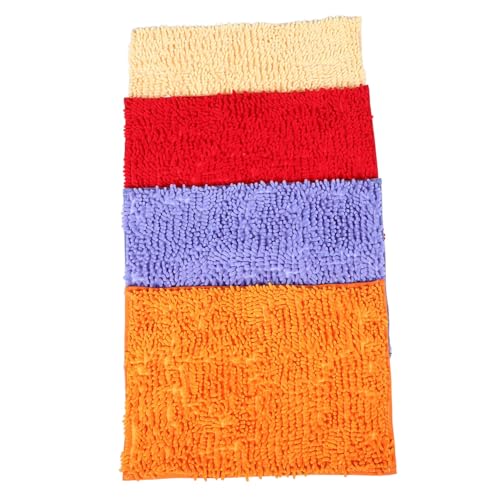 Toyvian 4 Stück Haustiermatte Meerschweinchen Pee Pad PIPI-Pads Für Meerschweinchen Tierische PIPI-Pads Waschbare Pee -Pads Hasen-PIPI-Pads Meerschweinchen Natursekt Pads Waschbar Chenille von Toyvian