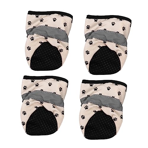 Toyvian 4 Stück Haustierschuhe Hundeschuhe Hundestiefel Welpenschuhe Pfotenschützer Stiefel Für Hunde Yellow Stoff Toyvian 4 Stück Haustierschuhe Hundeschuhe Hundestiefel Welpenschuhe Pfotenschützer Stiefel Für Hunde Yellow Stoff von Toyvian