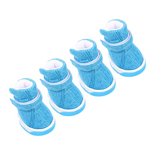 Toyvian 4 Stück Haustierschuhe wasserdichte Haustierstiefel Traktionshunde Wasserdichter Pfotenschutz Hundepfotenschutz Hundestiefel Hunde Outdoor Schuhe Fellpflege Bequem Für Toyvian 4 Stück Haustierschuhe wasserdichte Haustierstiefel Traktionshunde Wasserdichter Pfotenschutz Hundepfotenschutz Hundestiefel Hunde Outdoor Schuhe Fellpflege Bequem Für von Toyvian