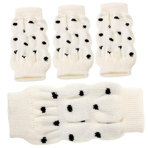 Toyvian 4stücke Schutzsocken Für Hunde Warme Beinwärmer Wiederverwendbar Angenehm Zu Tragen Schützende Beinabdeckung rutschfest Für Haustiere Ellbogenschutz Beinstrümpfe Gelenkwickel von Toyvian