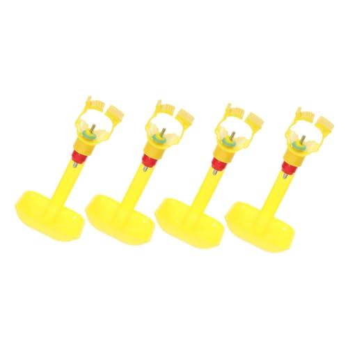 Toyvian 4 Stück Hühnertränke mit Stahlkugel Innovativer Geflügel Wasserspender Automatische Tränke für Hühner Tauben Wachteln und Andere Geflügelarten Effizienter Wassernapf für Bauernhof Toyvian 4 Stück Hühnertränke mit Stahlkugel Innovativer Geflügel Wasserspender Automatische Tränke für Hühner Tauben Wachteln und Andere Geflügelarten Effizienter Wassernapf für Bauernhof von Toyvian