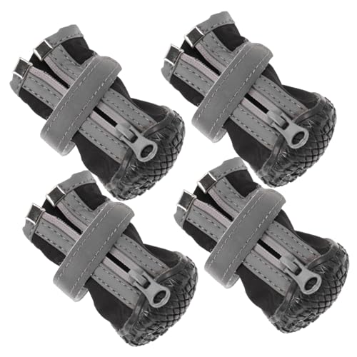 Toyvian 4 Stück Hunde Schneeschuhe Größe Für Kleine Hunde wasserdichte Schutzstiefel Pfoten Welpenschuhe Katzenschuhe Hundeschuhe Für Den Winter Stoff Schwarz Toyvian 4 Stück Hunde Schneeschuhe Größe Für Kleine Hunde wasserdichte Schutzstiefel Pfoten Welpenschuhe Katzenschuhe Hundeschuhe Für Den Winter Stoff Schwarz von Toyvian