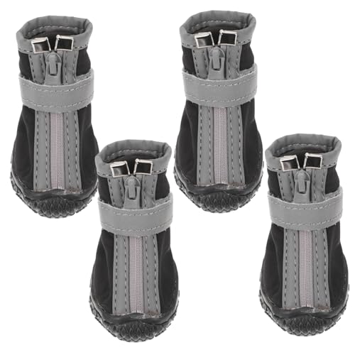 Toyvian 4 Stück Katzenschuhe Stiefel Pfotenschutz Hundestiefeletten Wasserdicht Größe S Welpenschuhe Hundeschuhe Für Den Winter Schuhe Für Katzen Hunde Schneeschuhe Hunde Regenschuhe von Toyvian