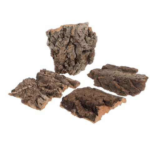 Toyvian 4 Stück Kletterplattform-Dekoration Klettern Gecko verstecken Wenn Reptiliendekorationen für Terrarien Echsenkletterplattform Eidechsendekor für Tank Aquarienbedarf Rinde Hellbraun Toyvian 4 Stück Kletterplattform-Dekoration Klettern Gecko verstecken Wenn Reptiliendekorationen für Terrarien Echsenkletterplattform Eidechsendekor für Tank Aquarienbedarf Rinde Hellbraun von Toyvian