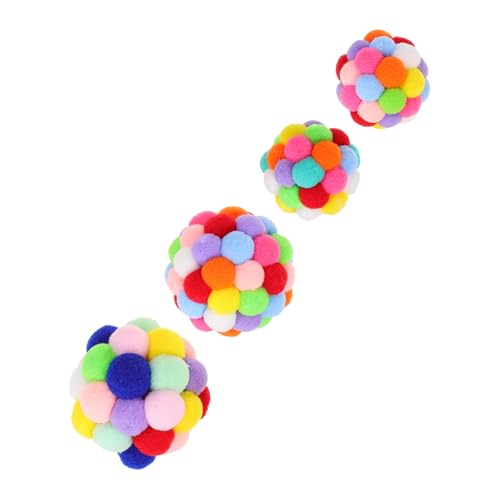 Toyvian 4 Stück Lustiger Katzenball Ballspielzeug Für Katzen Katzenspielzeug Regenbogen Katzen-Teaser- Katzenminze Zum Necken Von Katzen Spielzeugkatze Plüsch Colorful Toyvian 4 Stück Lustiger Katzenball Ballspielzeug Für Katzen Katzenspielzeug Regenbogen Katzen-Teaser- Katzenminze Zum Necken Von Katzen Spielzeugkatze Plüsch Colorful von Toyvian