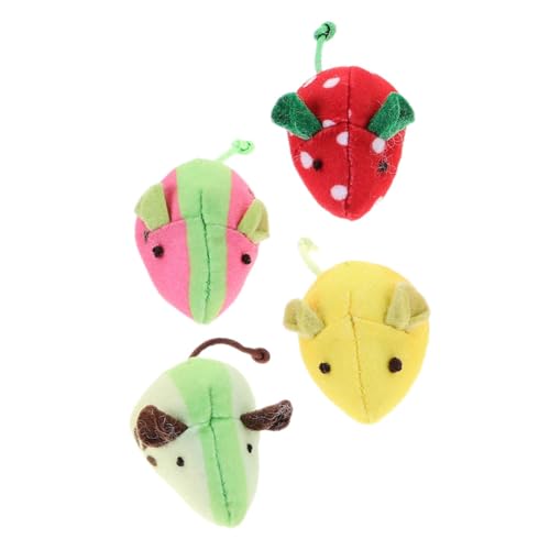 Toyvian 4 Stück Obstkatzespielzeug Katzenplüsch Fruchtmäuse-katzenspielzeug Mäuse Katzenspielzeug Katzen-mäuse- Katzenminze Für Katzen Interaktive Katze Plüschmäusespielzeug Toyvian 4 Stück Obstkatzespielzeug Katzenplüsch Fruchtmäuse-katzenspielzeug Mäuse Katzenspielzeug Katzen-mäuse- Katzenminze Für Katzen Interaktive Katze Plüschmäusespielzeug von Toyvian