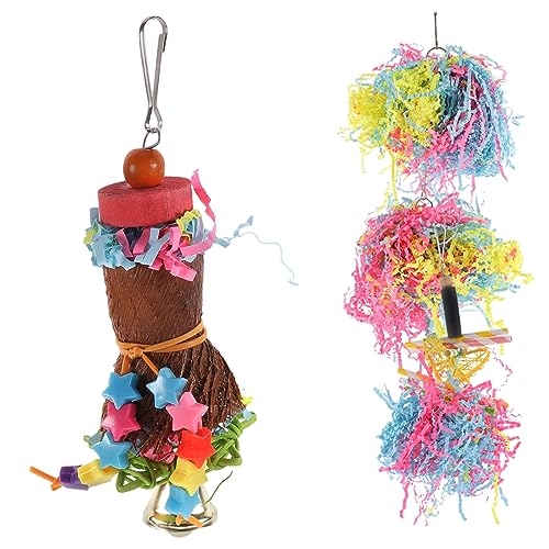 Toyvian 4 Stück Papagei Kauspielzeug Papageien -futterspielzeug Papageienkauspielzeug Vogelspielzeug Für Beißspielzeug Für Papageien Klein Vogel Papagei Schaukel Groß Hölzern Toyvian 4 Stück Papagei Kauspielzeug Papageien -futterspielzeug Papageienkauspielzeug Vogelspielzeug Für Beißspielzeug Für Papageien Klein Vogel Papagei Schaukel Groß Hölzern von Toyvian