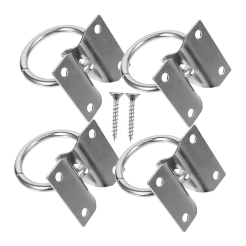 Toyvian 4 Stücke Anbindering für Pferde Rostfreiem Metall Sicherer Krawattenring Praktische Pferdeeinstellvorrichtung für Pferdetraining und Stallzubehör Toyvian 4 Stücke Anbindering für Pferde Rostfreiem Metall Sicherer Krawattenring Praktische Pferdeeinstellvorrichtung für Pferdetraining und Stallzubehör von Toyvian