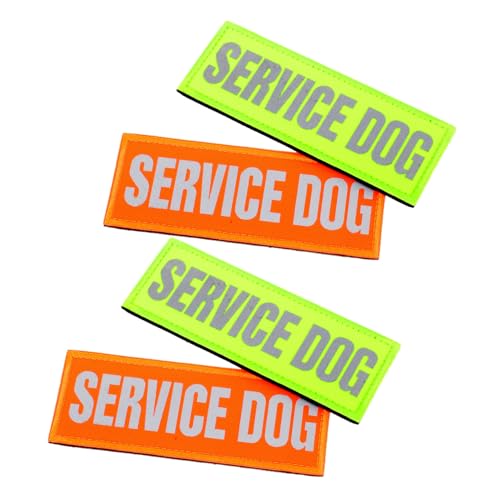 Toyvian 4 Stück Reflektierende Hundepatches Für Diensthunde Abnehmbare Aufnäher Für Hundegeschirre Strapazierfähige Materialien Für Welpen Und Große Hunde Sicherheitsabzeichen Für Toyvian 4 Stück Reflektierende Hundepatches Für Diensthunde Abnehmbare Aufnäher Für Hundegeschirre Strapazierfähige Materialien Für Welpen Und Große Hunde Sicherheitsabzeichen Für von Toyvian