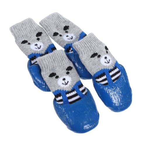 Toyvian 4 Stück Rutsch Hundesocken wasserdichte Pfotenschutz Socken für Hunde und Katzen für Heiße Gehwege Traktionskontrolle für Ältere Hunde Toyvian 4 Stück Rutsch Hundesocken wasserdichte Pfotenschutz Socken für Hunde und Katzen für Heiße Gehwege Traktionskontrolle für Ältere Hunde von Toyvian