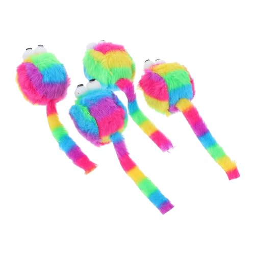Toyvian 4 Stück Simulierte Plüschmaus Für Katzen Zum Necken Von Katzen Spielzeugmaus Katzenspielzeug Katze Teaser Katze Plüsch-mäuse- Kätzchenzubehör Toyvian 4 Stück Simulierte Plüschmaus Für Katzen Zum Necken Von Katzen Spielzeugmaus Katzenspielzeug Katze Teaser Katze Plüsch-mäuse- Kätzchenzubehör von Toyvian