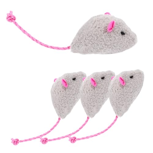 Toyvian 4 Stück Simulierte Plüschmaus Katzenspielzeug Hundespielzeug Haustierspielzeug Katzenmaus Plüsch Katzenbeißspielzeug Katzenplüschmaus Katzenfangmaus Toyvian 4 Stück Simulierte Plüschmaus Katzenspielzeug Hundespielzeug Haustierspielzeug Katzenmaus Plüsch Katzenbeißspielzeug Katzenplüschmaus Katzenfangmaus von Toyvian