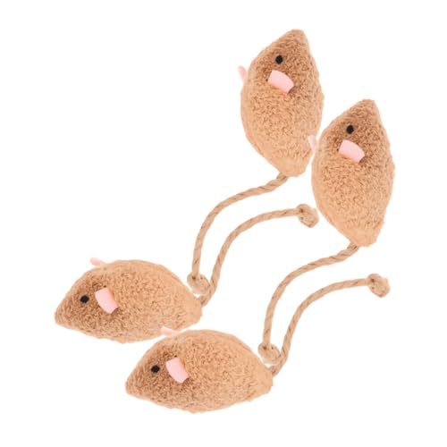 Toyvian 4 Stück Simulierte Plüschmaus Katzenspielzeug Plüschmaus Ornament Katze Plüschmaus Katze Fängt Katzenmaus Plüschmaus Hundespielzeug Katzenfangmaus Toyvian 4 Stück Simulierte Plüschmaus Katzenspielzeug Plüschmaus Ornament Katze Plüschmaus Katze Fängt Katzenmaus Plüschmaus Hundespielzeug Katzenfangmaus von Toyvian