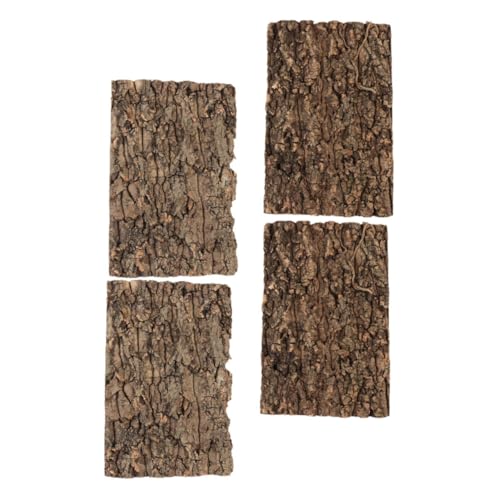 Toyvian 4 Stück Teiliges Korkrinde für Reptilien Terrarium Hintergrund Dekoration aus Natürlichem für Gecko Andere Haustiere Sicher für Aquarien und Terrarien Toyvian 4 Stück Teiliges Korkrinde für Reptilien Terrarium Hintergrund Dekoration aus Natürlichem für Gecko Andere Haustiere Sicher für Aquarien und Terrarien von Toyvian
