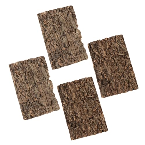 Toyvian 4 Stück Teiliges Terrarium Korkrinde für Reptilien Dekorative Klettermatte mit Natürlichem Look für Terrarien und Aquariengestaltung Toyvian 4 Stück Teiliges Terrarium Korkrinde für Reptilien Dekorative Klettermatte mit Natürlichem Look für Terrarien und Aquariengestaltung von Toyvian